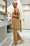 Elfida Triko Takım Camel