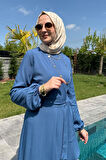 Dilek İndigo Elbise