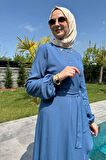 Dilek İndigo Elbise