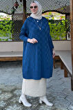 Arzu Triko Tunik İndigo