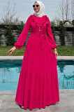 Jale Elbise Pembe