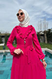 Jale Elbise Pembe