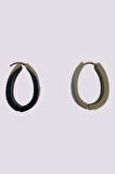 OVAL TASARIM HALKA KÜPE