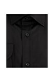 Uki Siyah Slim Fit Uzun Kol Gömlek