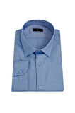 Uki Mavi Slim Fit Uzun Kol Oxford Klasik Gömlek