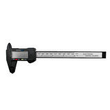 Hegi Kumpas Dijital LCD Ekran Karbon Fiber Hassas 150MM Kalınlık Ölçer