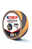 BAY-TEC KAYDIRMAZ BANDI SARI-SİYAH   25mmx15m