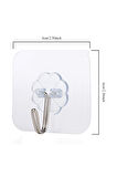 ŞEFFAF METAL TEKLİ ASKILIK (1PK=10 ADET)