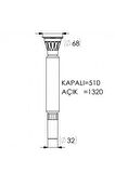 PLS UZUN KÖRÜKLÜ SIFON STANDART Ø32X70MM