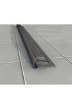 10 MM ALM. SERAMİK DIŞ KÖŞE PROFİLİ MAT GRİ 2.7m Boy