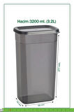 SAKLAMA KABI DİKDÖRTGEN 3200 ML