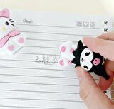Hello Kitty Kuromi 2 li Silgi Kalem Traş  Set
