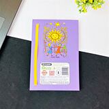 The Sun Tasarımlı Lastikli Defter