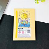 The Moon Tasarımlı Lastikli Defter