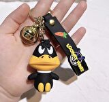 Disney Karakterleri Daffy Duck  Silikon Anahtralık Çanta Süsü