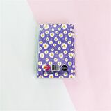 Mor Papatya Pp Mini Çanta Defter