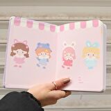 Sevimli Kız Yumuşak Defter Hatıra Defteri