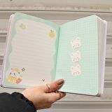 Sevimli Kız Yumuşak Defter Hatıra Defteri