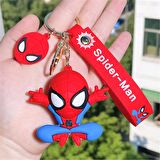 Spiderman Örümcek Adam Anahtarlık Ve Çanta Aksesuarı