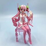 Anime Rosa Hatsune Miku Aksiyon Figür 16 Cm