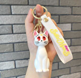  Sailor Moon Sevimli Kedi Anahtarlık ve Çanta Süsü