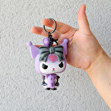 Sanrio Kuromi 3D  Figür Anahtarlık