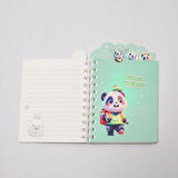 Sevimli Panda Ayraçlı Defter