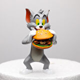 Tom & Jerry Yemek Burger Aksiyon Figürü  2  Adet