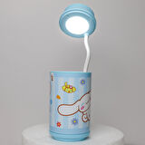 Cinnamoroll Şarjlı 2 Kademeli Led Masa Gece ve Çalışma Lambası Kalemlik