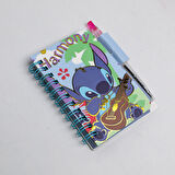 Sevimli Stitch Mini Defter Kalem SET