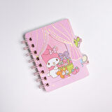 Sanrio Karakterleri Mini Defter Renkli Sayfalı