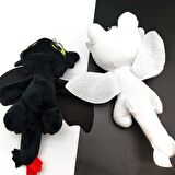 Ejderhanı Nasıl Eğitirsin Peluş  Anahtarlık Siyah