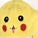 Pokemon Pikachu Hareketli ve Işıklı Peluş Şapka