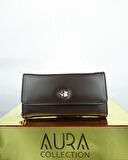 Valore Büyük Boy Fermuarlı ve Çok Gözlü Suni Deri Cüzdan