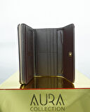 Valore Büyük Boy Fermuarlı ve Çok Gözlü Suni Deri Cüzdan