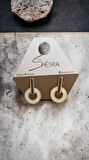 Shesra VIP Seri Gold Renk Çelik Küpe (15mm)