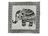 Kadın Tişört Süprem Kumaş Taşlı Fil Desenli Gğs55-58cm 