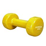 Avessa PVC Kaplı Neopren Dambıl 3 Kg
