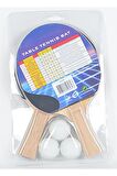 Sportive Hawk Masa Tenisi Seti (2 Raket + 3 Top)