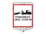 Araç Çekilir Uyarı Levhalı Delinatör Seti