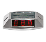 5'li Set Kırmızı Solar Yol Butonu 3x3 Ledli