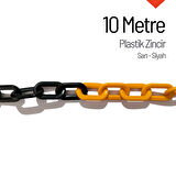 Plastik Zincir Sarı-Siyah 10 m