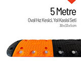 Oval Hız Kesici, Yol Kasisi 5 metre