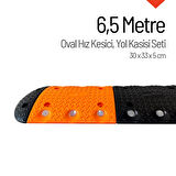 Oval Hız Kesici, Yol Kasisi 6,5 metre