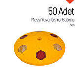 50'li Messi Yuvarlak Yol Butonu Seti