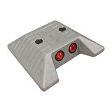 10'lu Metal Cam Kedi Gözü Yol Butonu Seti 2.8 x 12 x 12 cm