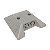 10'lu Metal Cam Kedi Gözü Yol Butonu Seti 2.8 x 12 x 12 cm