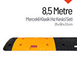 Mercekli Klasik Hız Kesici, Yol Kasisi 8,5 Metre