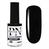 Stamping oje "Tramp Stamp" 02 Siyah 8 ml