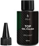 TOP coat kapatıcı kat No Wipe Brilliant parlak (50 ml.) ekonomik boy